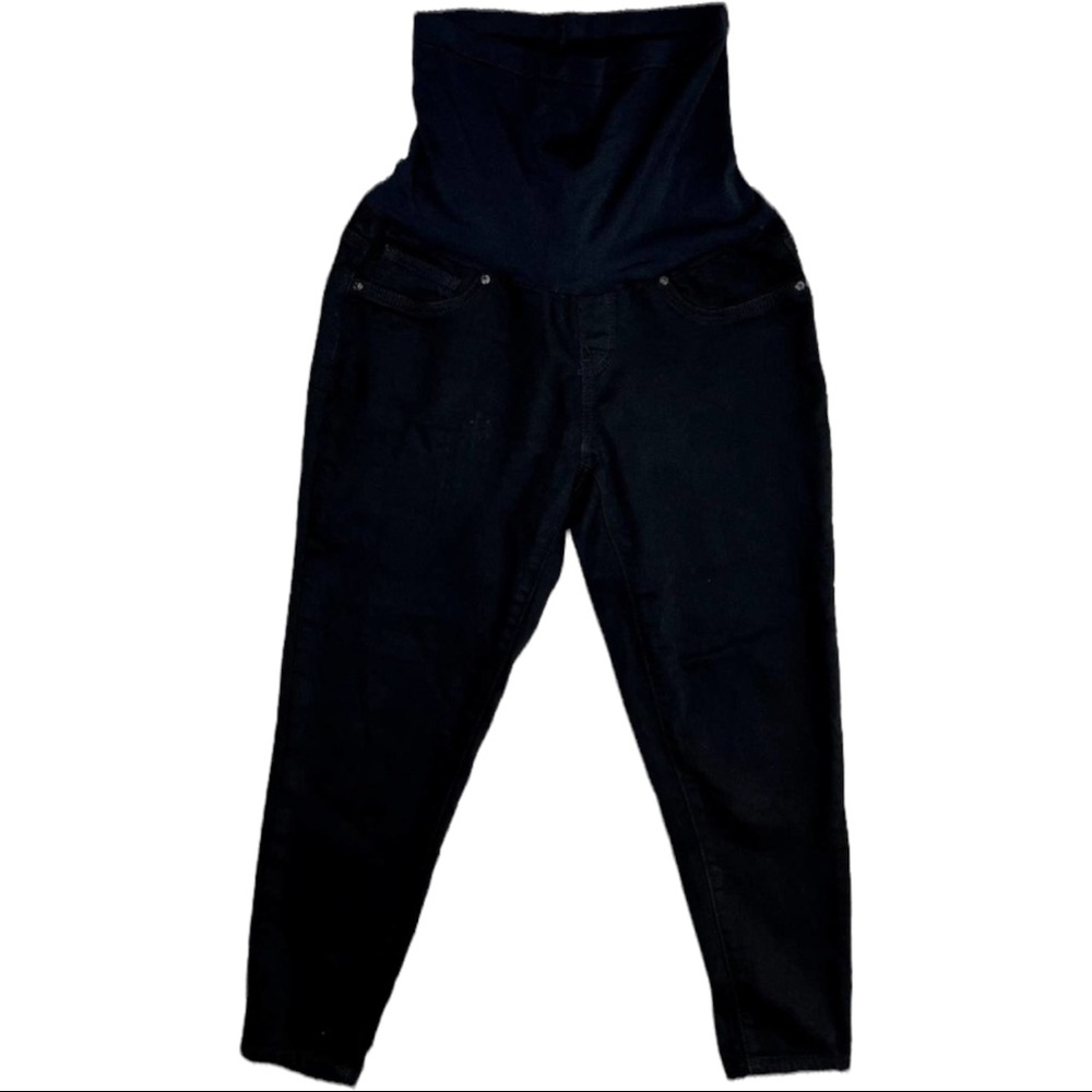 Bella Vida Black Capri Maternity Jeans Size M